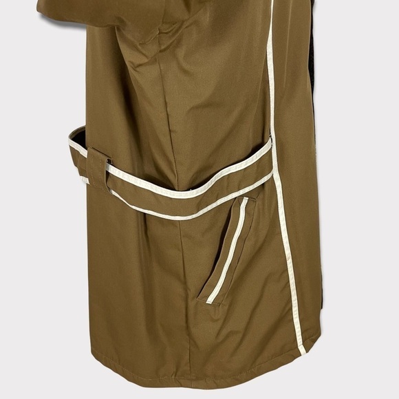 GRAIS Sportwear Vintage 70’s Brown Faux Fur Lined Western Rancher Coat 46L - Picture 9 of 13